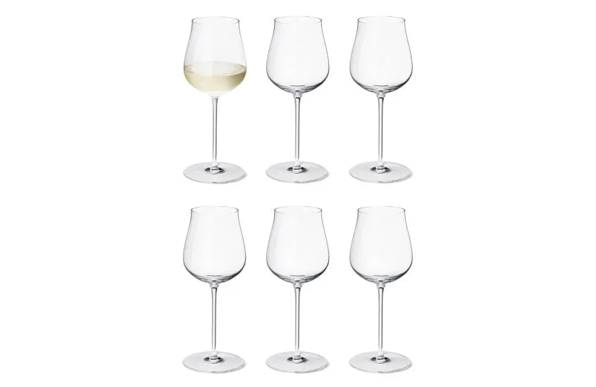 Sky White Wine Glass Set of 6