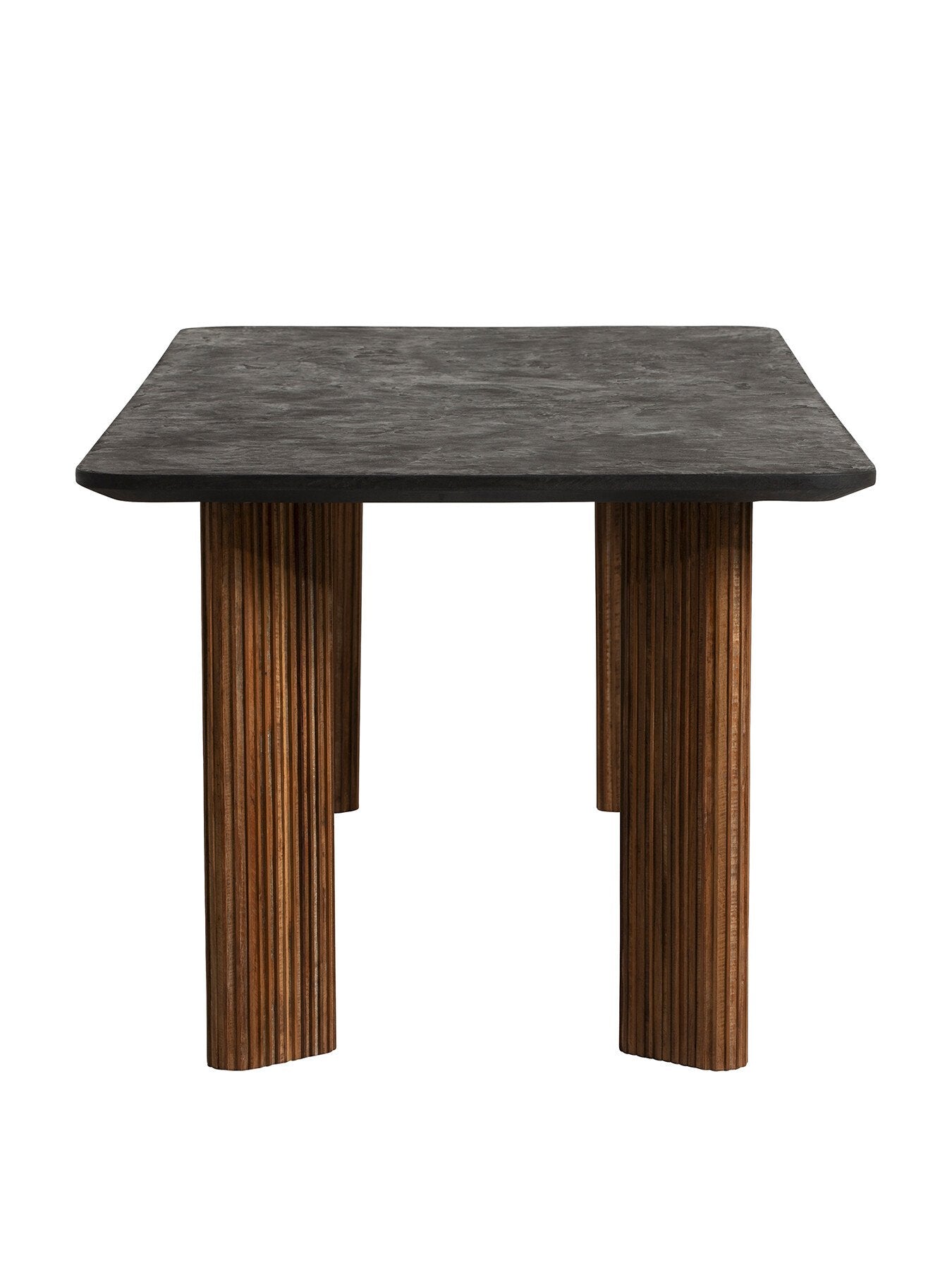 Brown Trinidad Reclaimed Teak Wood Dining Table