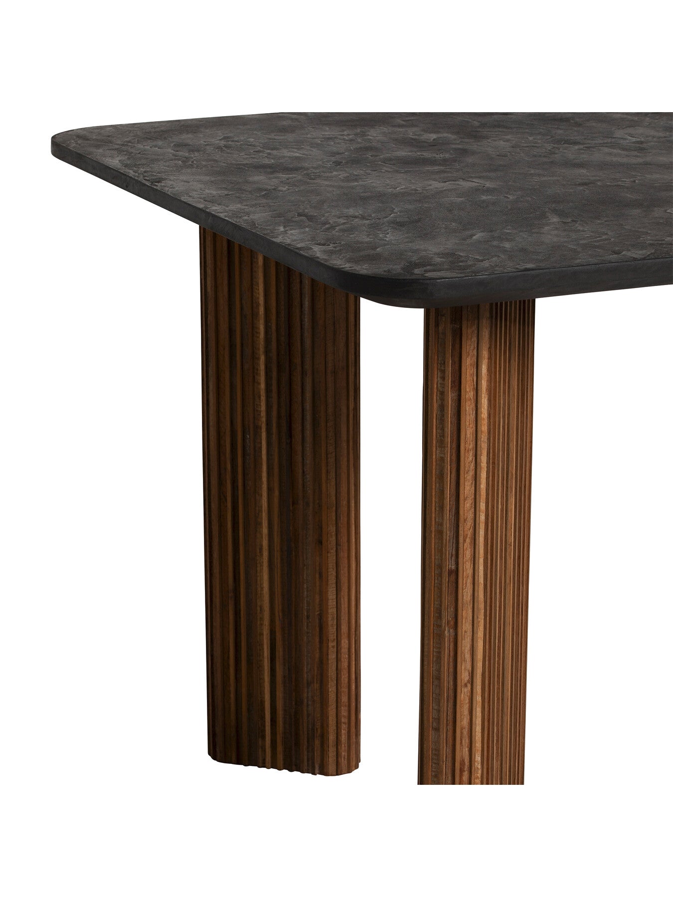 Brown Trinidad Reclaimed Teak Wood Dining Table