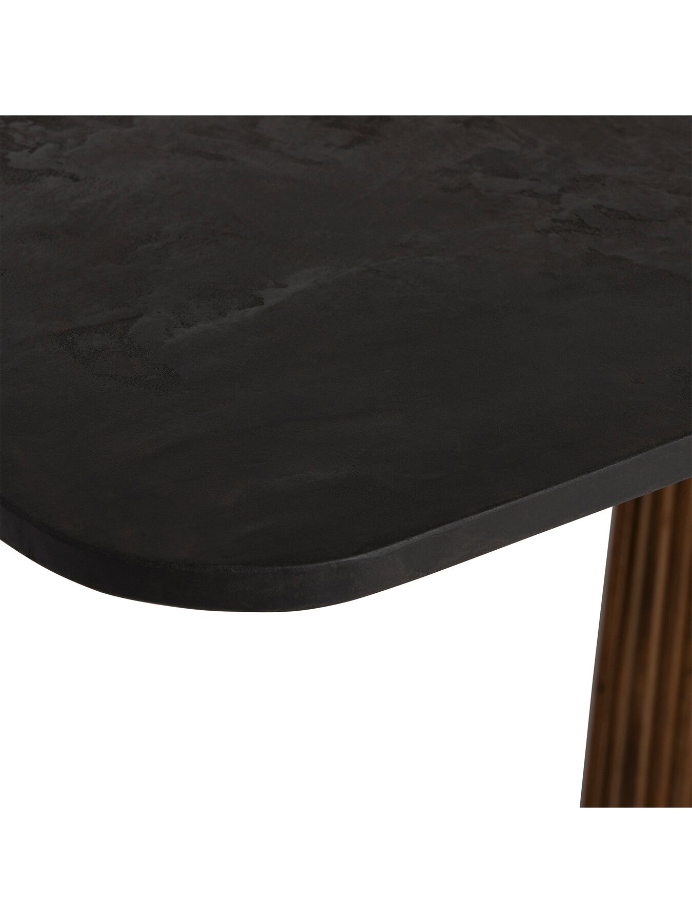 Brown Trinidad Reclaimed Teak Wood Pedestal Dining Table