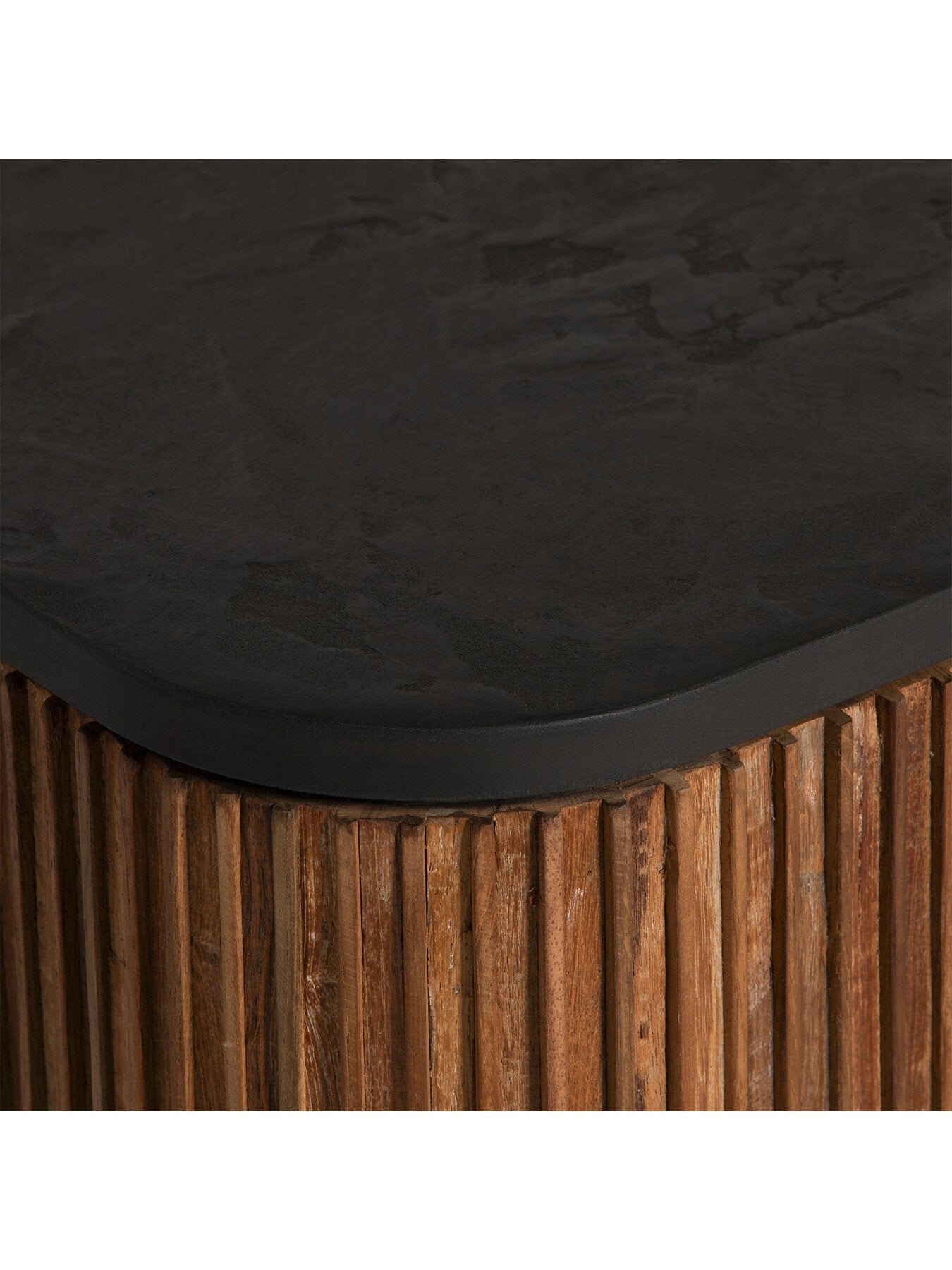 Trinidad Fluted Reclaimed Teak Wood Sideboard, 160cm