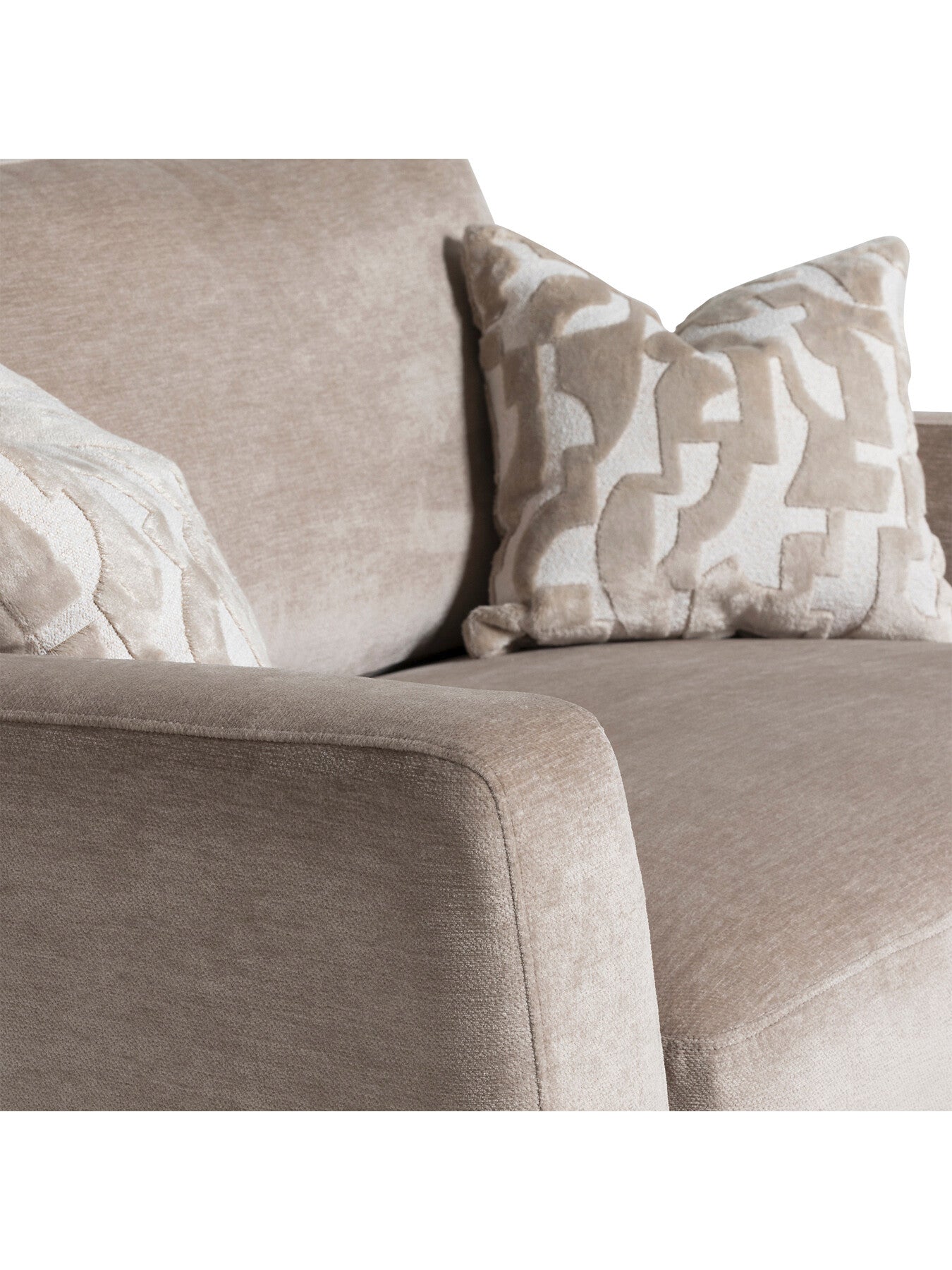 Neutral Tahoma Fabric Snuggle Chair