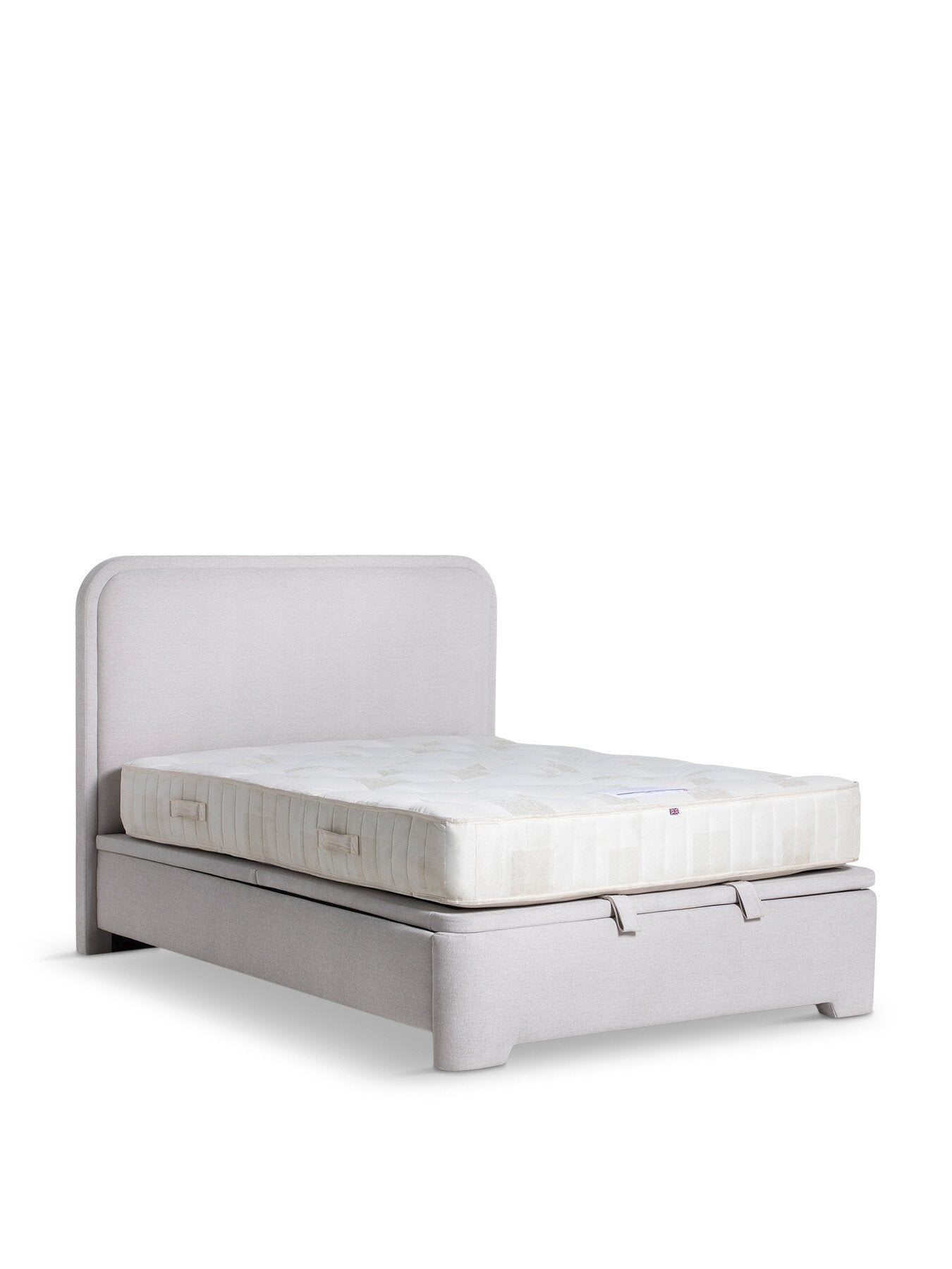 Tilbury Fabric Super King Ottoman Bed Frame Grey