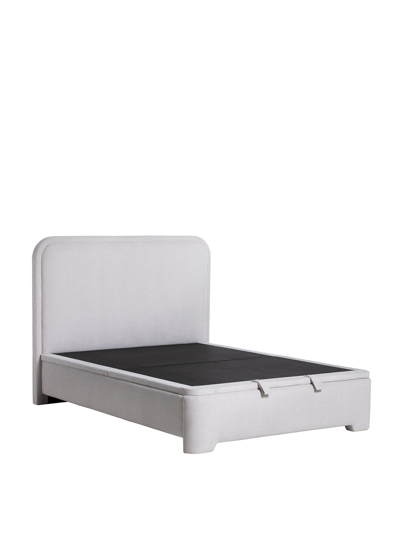 Tilbury Fabric Super King Ottoman Bed Frame Grey
