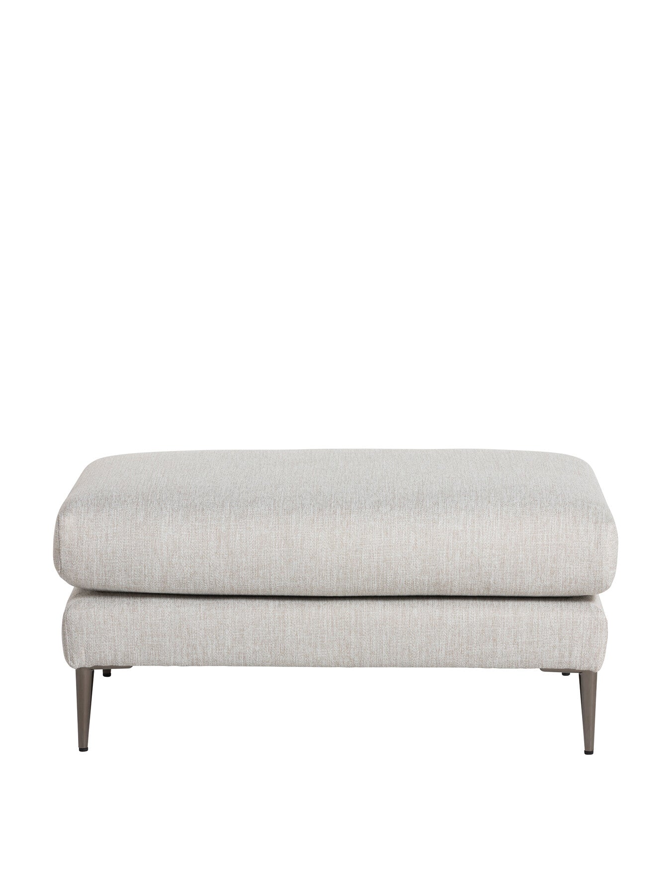 Neutral Tetbury Fabric Footstool