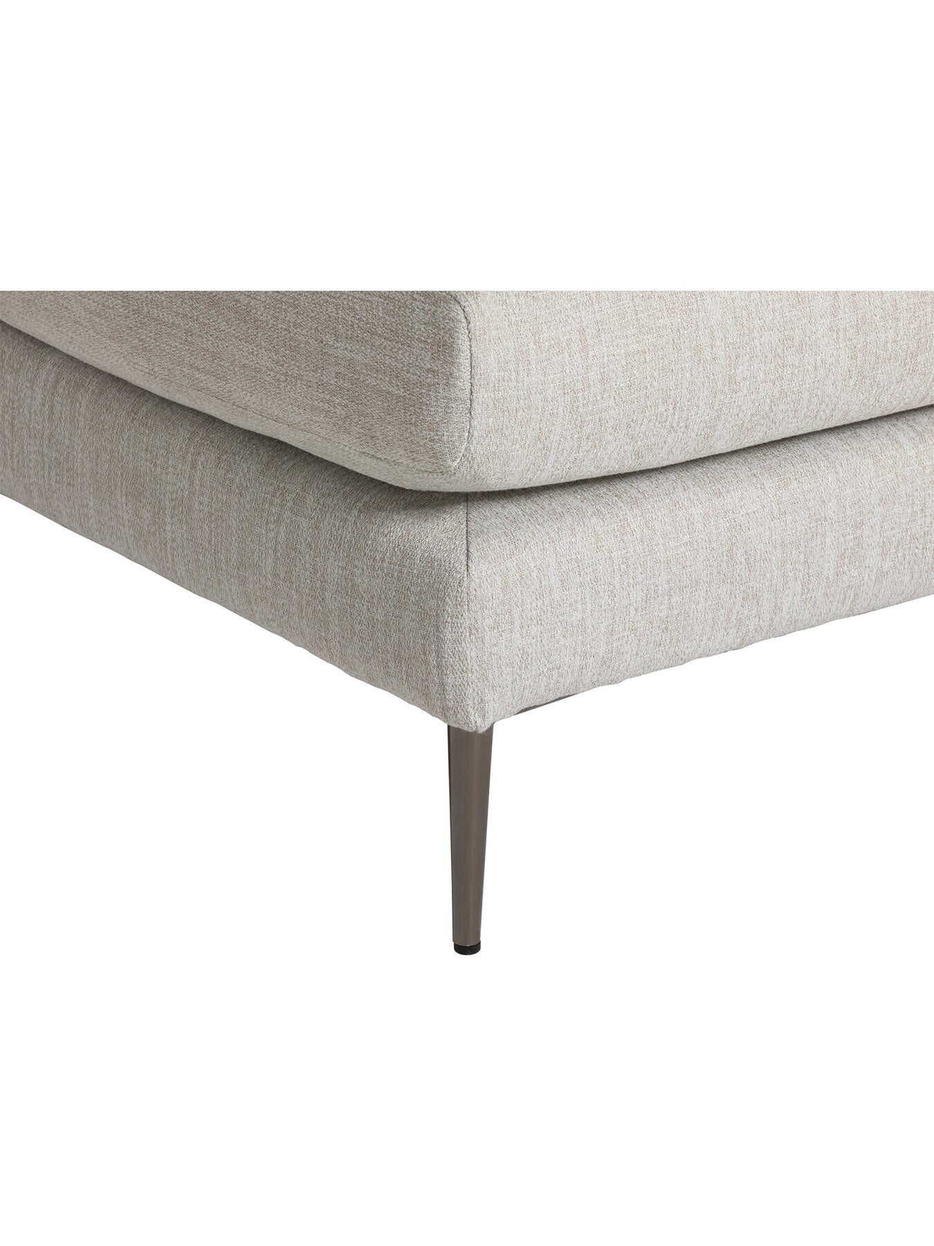 Neutral Tetbury Fabric Footstool