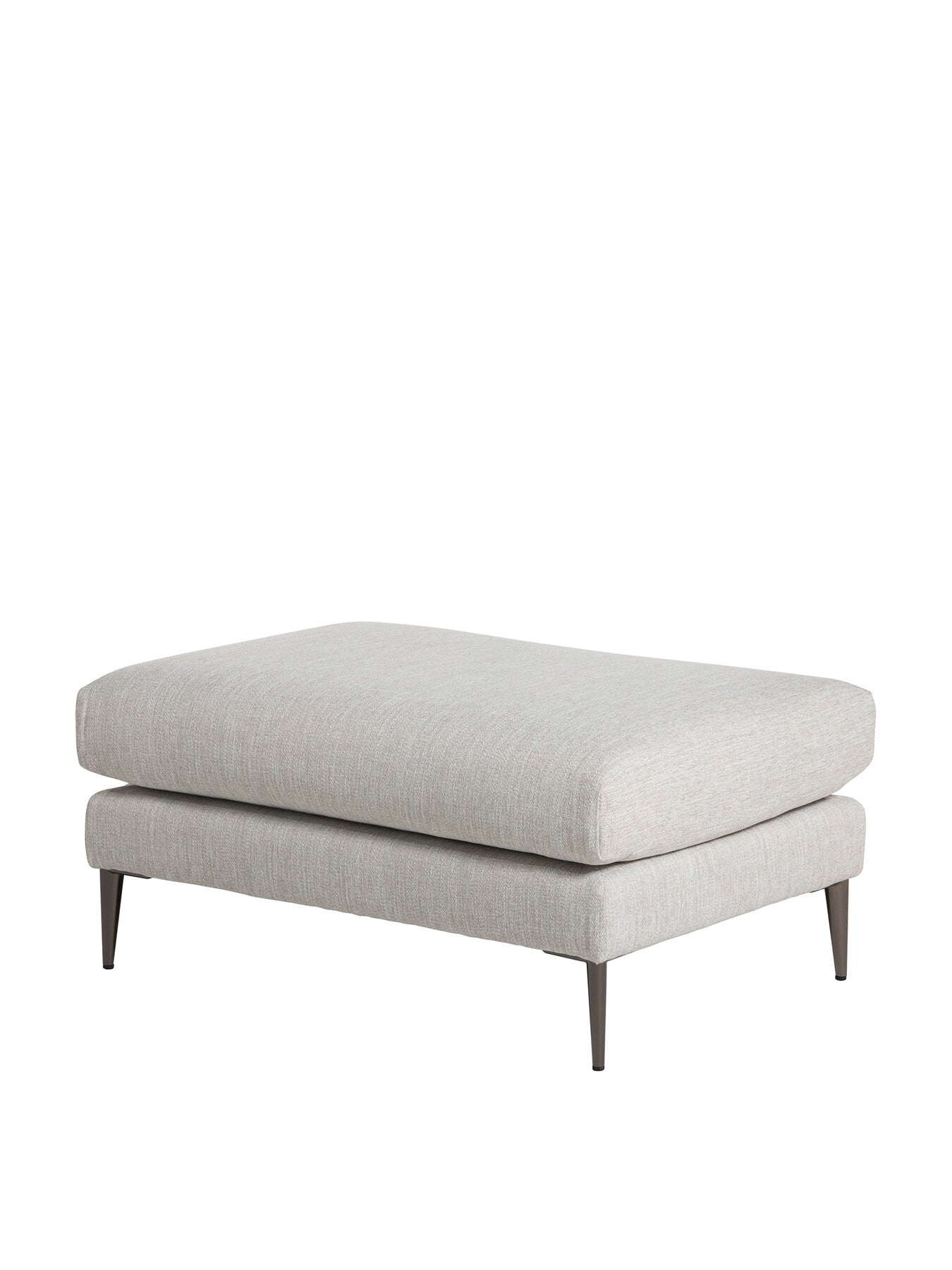 Neutral Tetbury Fabric Footstool