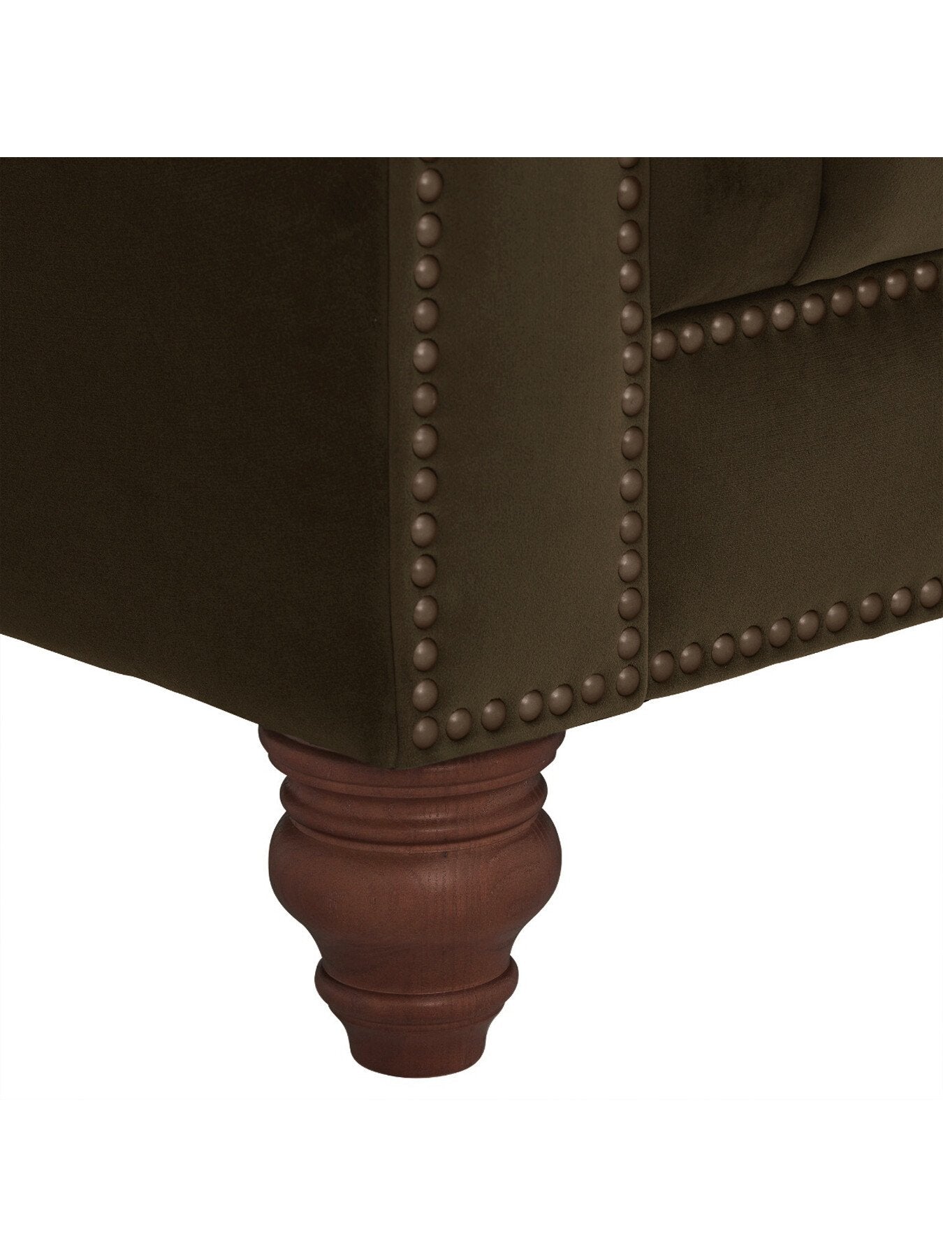 Green Ullswater Green Velvet Chesterfield Armchair