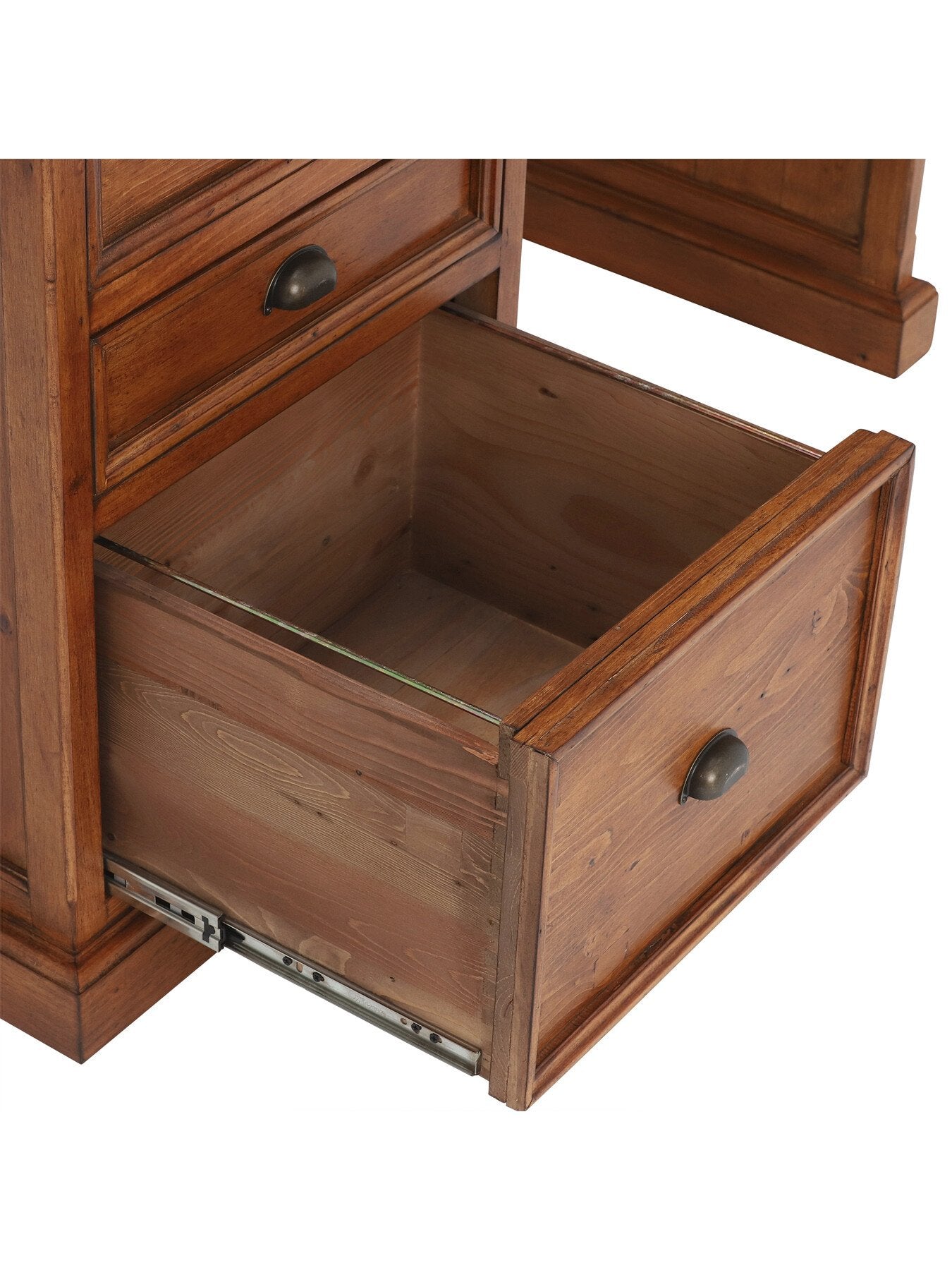 Villiers Reclaimed Wood Single Pedestal Desk