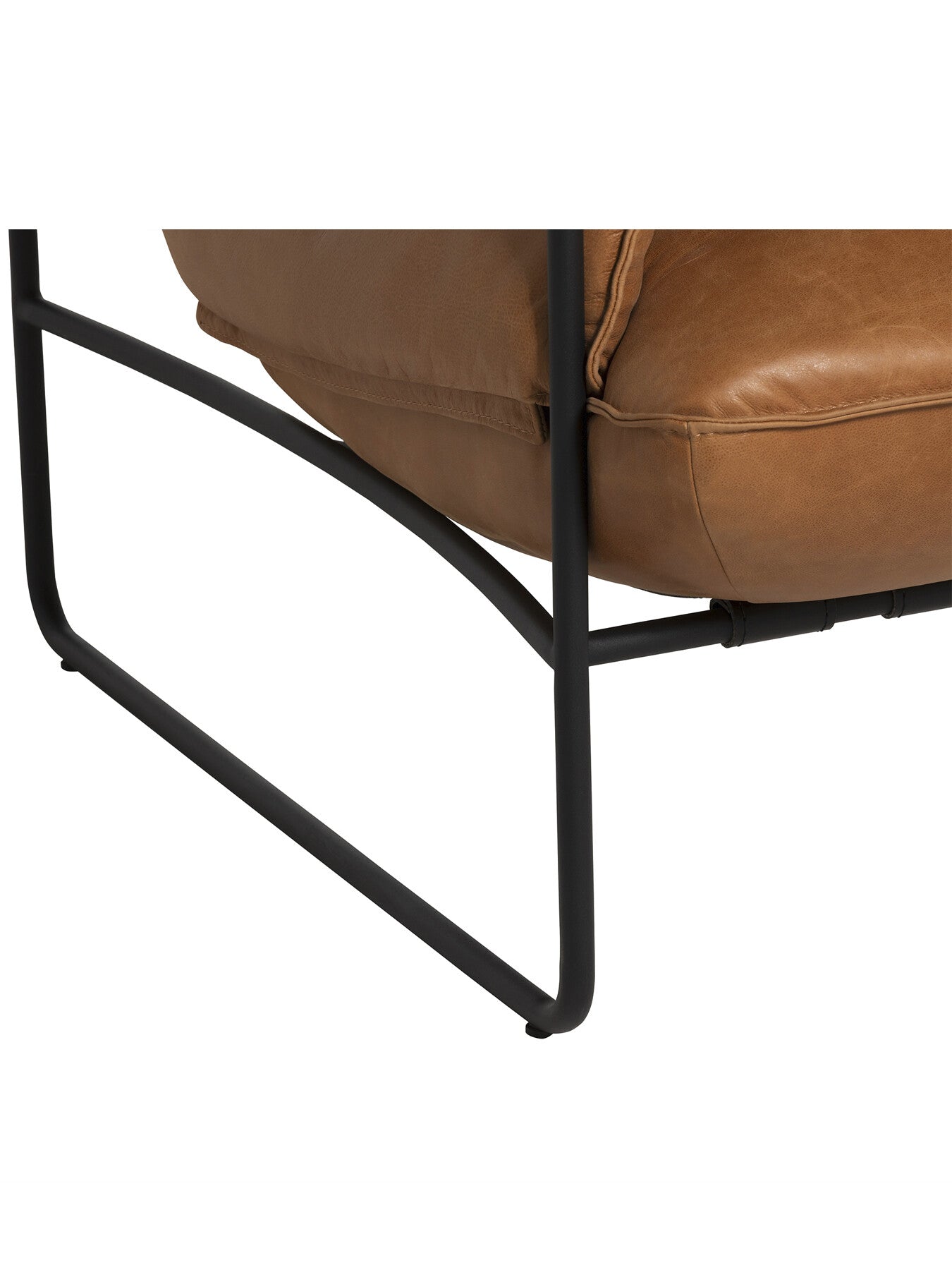 Vinci Brown Leather Armchair