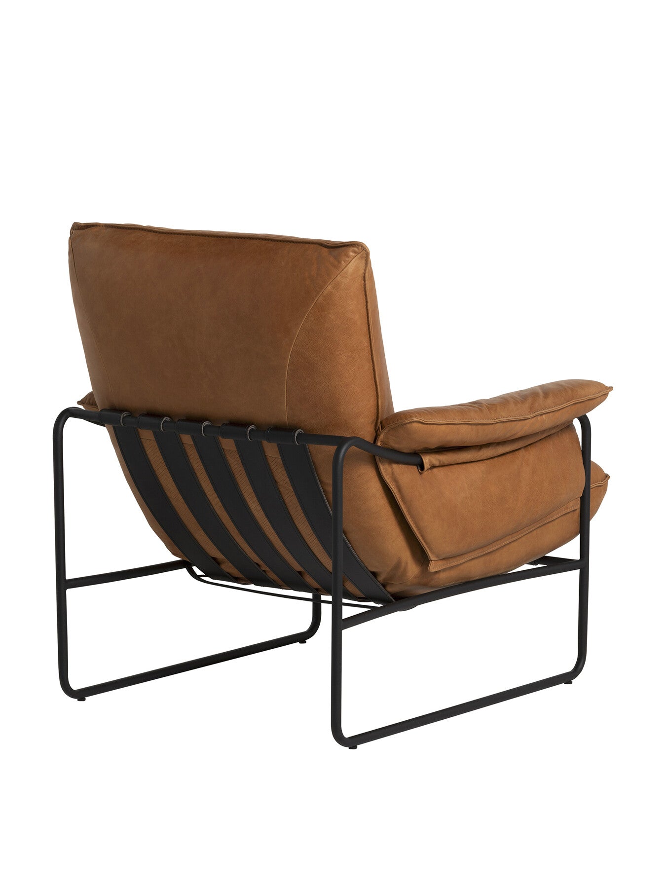 Vinci Brown Leather Armchair