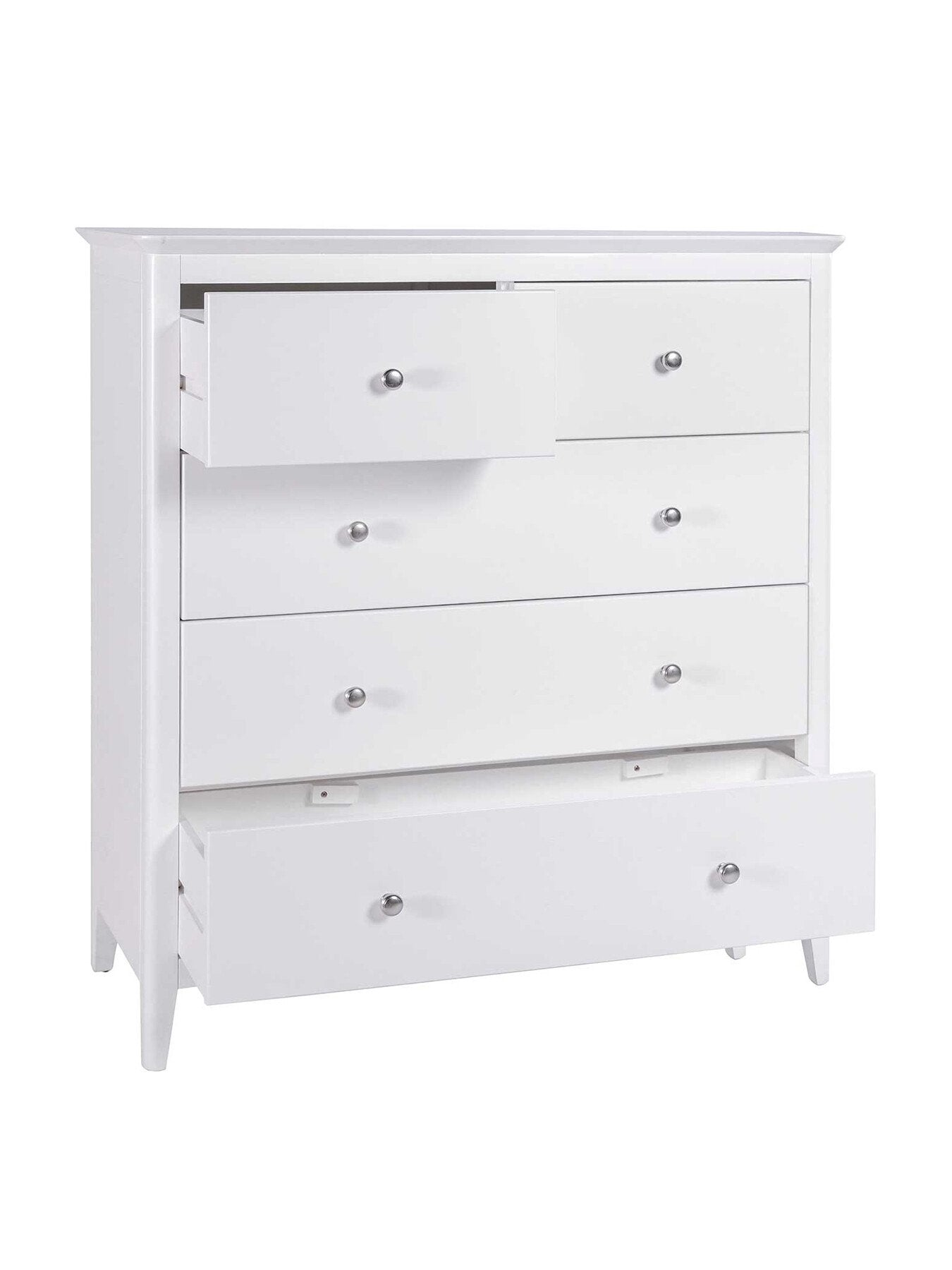 Springwell Wooden 5 Drawer Chest Of Drawers