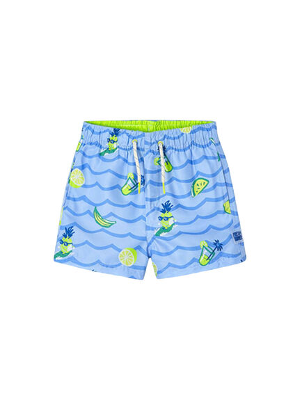 Pineapple Print Swim Shorts