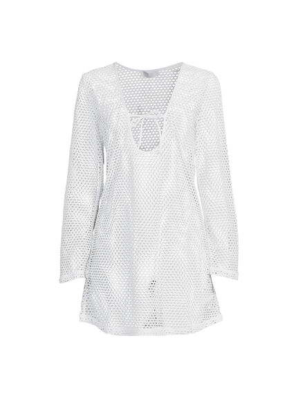 Mesh Effect Cover Up Dress
