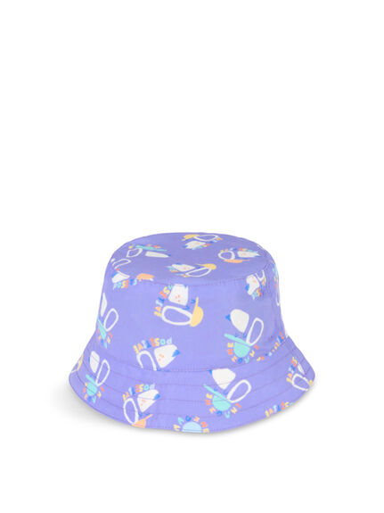 Dog Print Reversible Bucket Hat