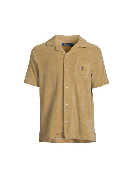 Short Sleeve Terry Camp Shirt