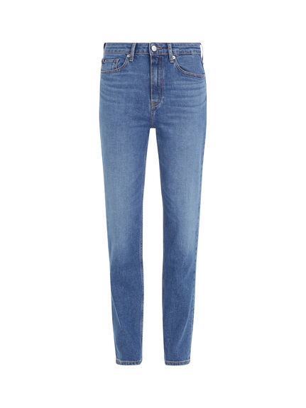 Classics Melany Mid Rise Fitted Straight Jeans