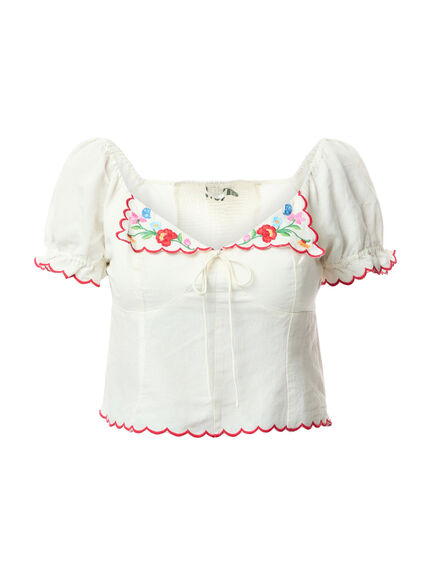 Didi Embroidered Top