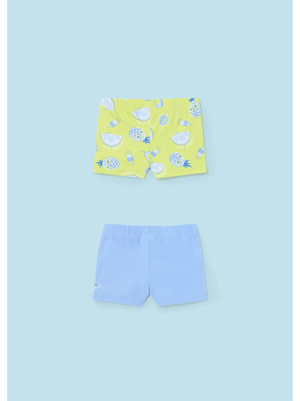 Set of 2 swim shorts Pineapple print
