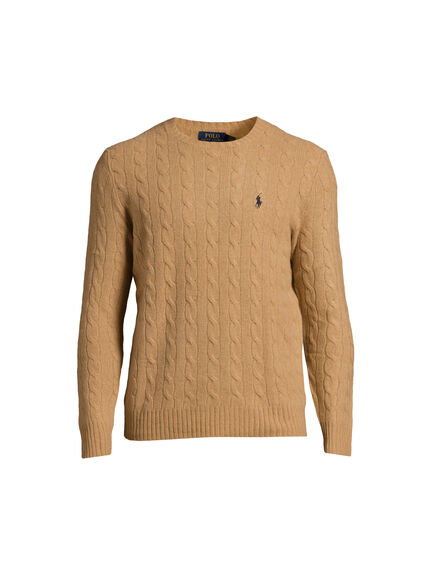 Cable Knit Wool Cashmere Knit