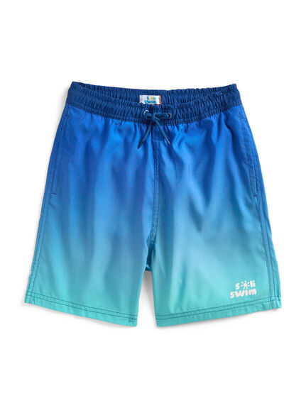Gradient Print Beach Shorts