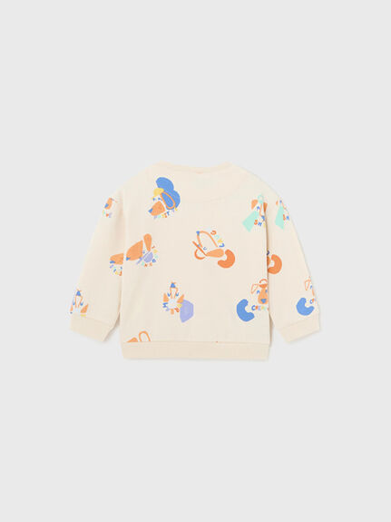 All Over Dog Printed Pullover