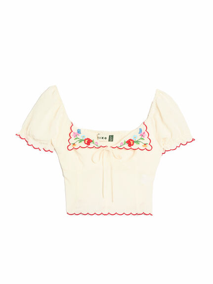 Didi Embroidered Top