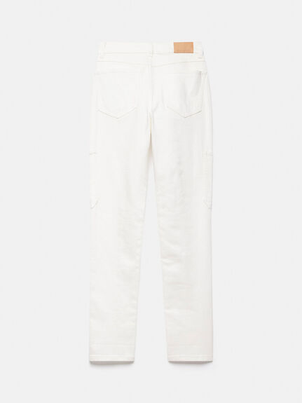 White Carpenter Slim Jeans