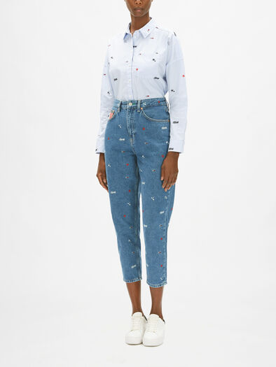 Women's Tommy Jeans Mom Jean High Rise Tapered | Fenwick