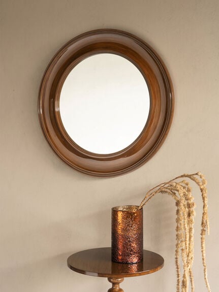 Maple Lacquer Mirror 80cm