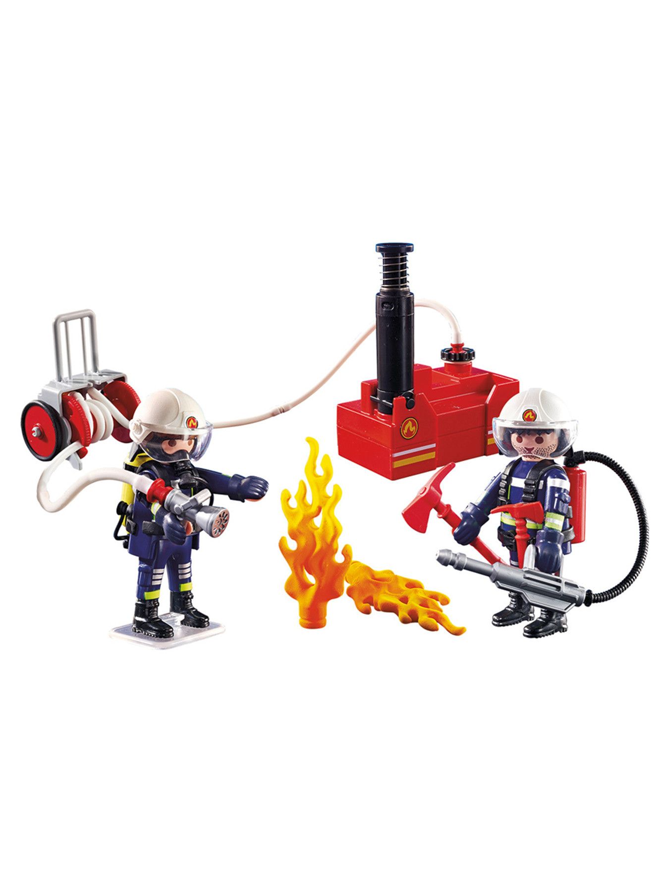 Playmobil City Action Firefighters with Water Pump | Action Figures & Dolls  | Fenwick