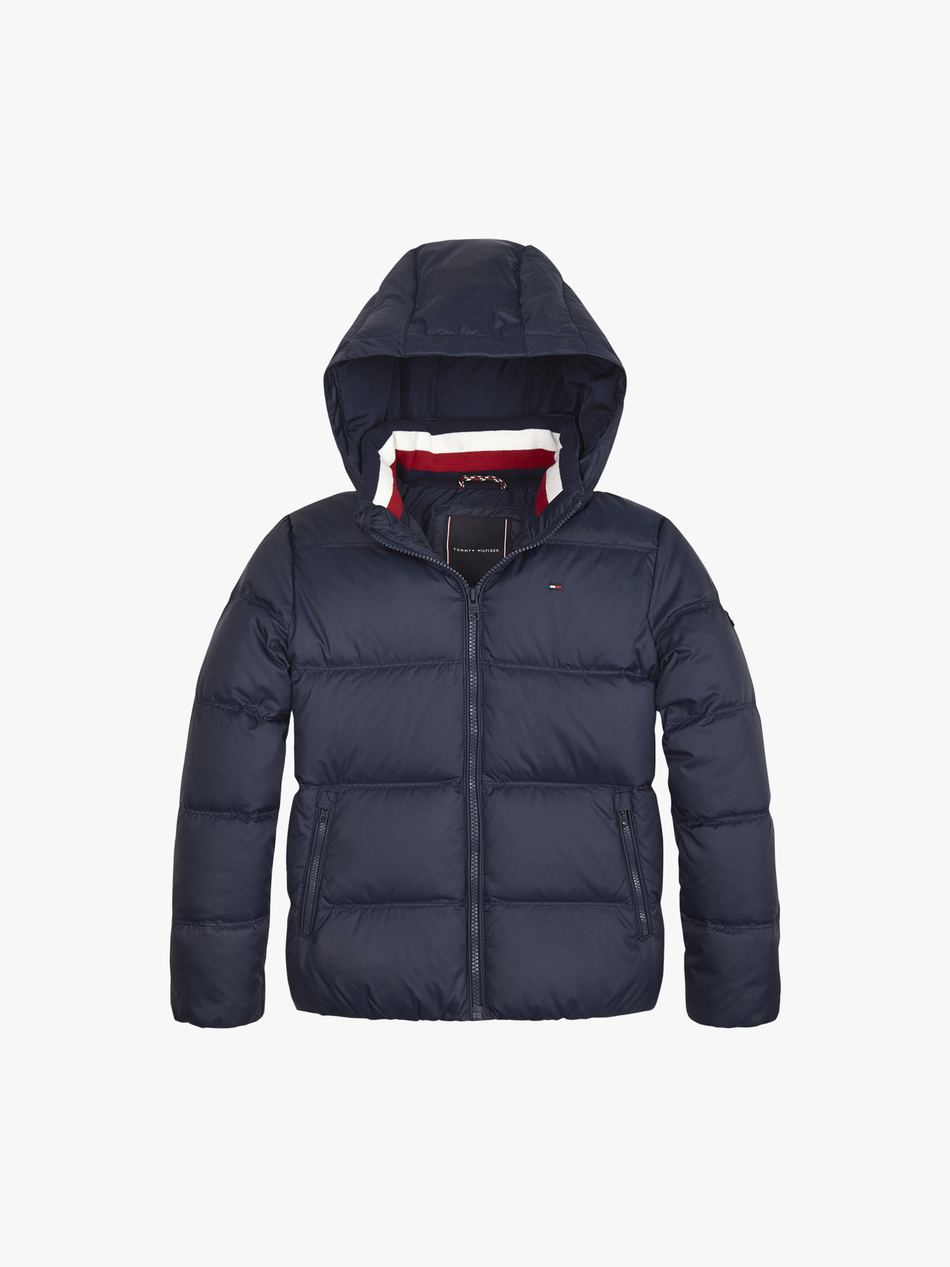 Boy's Tommy Hilfiger Essential Removable Hood Down Jacket | Fenwick