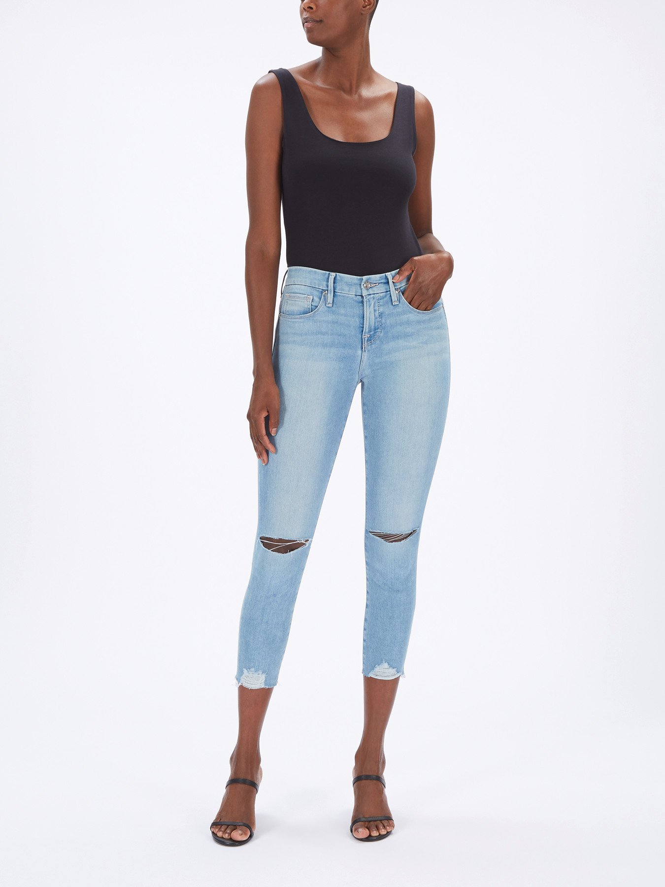 Women's Good American Good Petite High Rise Skinny Jeans | Fenwick