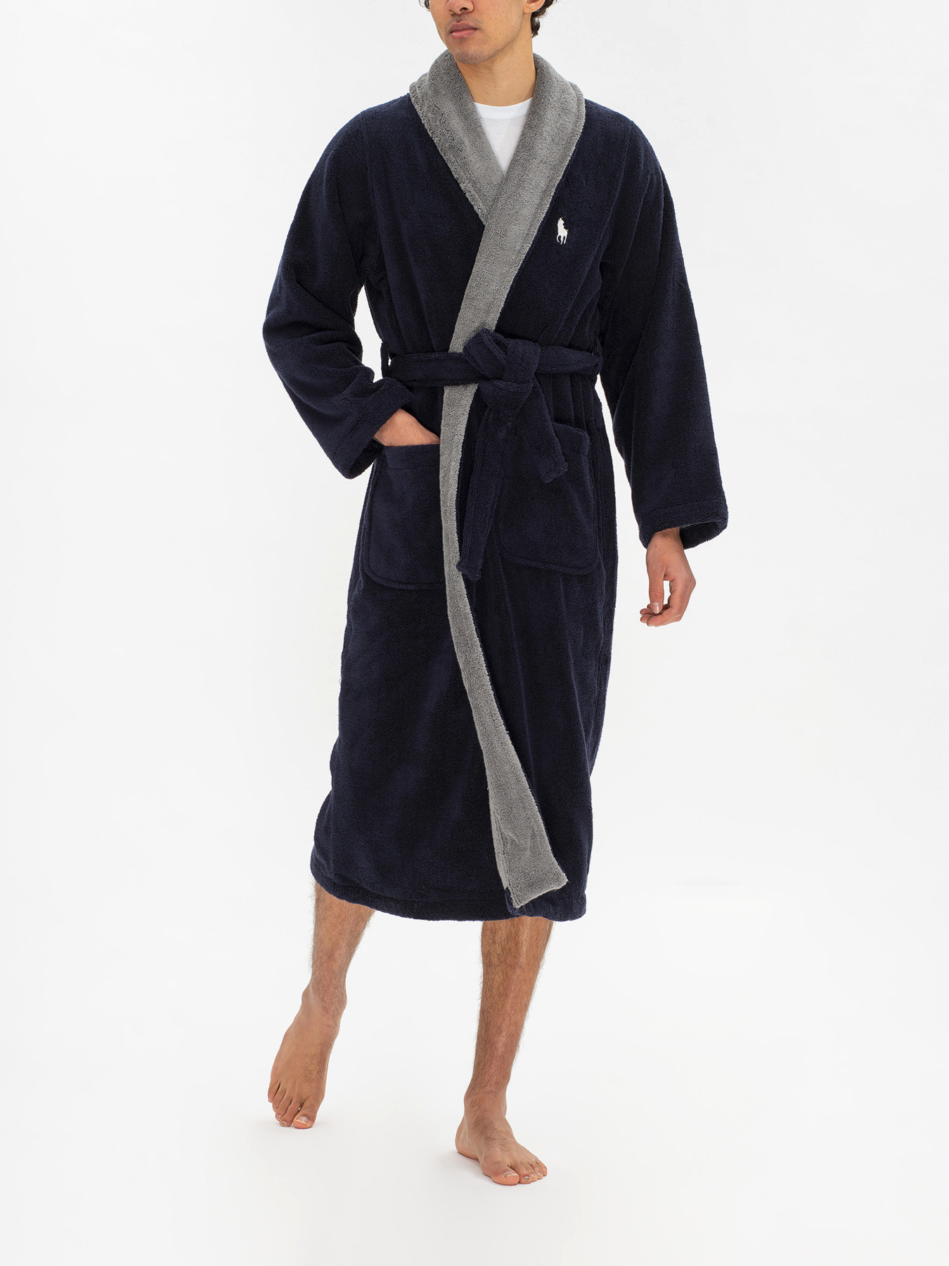 Men's Polo Ralph Lauren Long Sleeved Shawl Robe | Fenwick