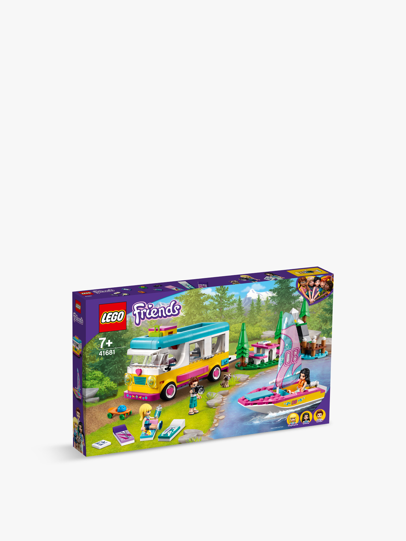 LEGO Friends Forest Camper Van & Sailboat Set 41681 | Lego & Construction  Toys | Fenwick