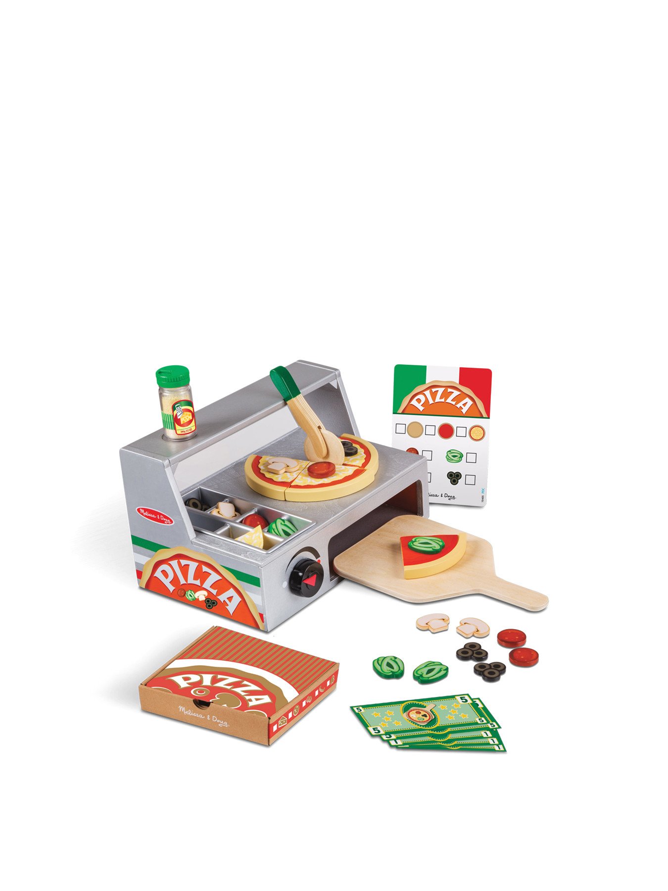 Melissa & Doug Top & Bake Pizza Counter | Preschool Toys | Fenwick