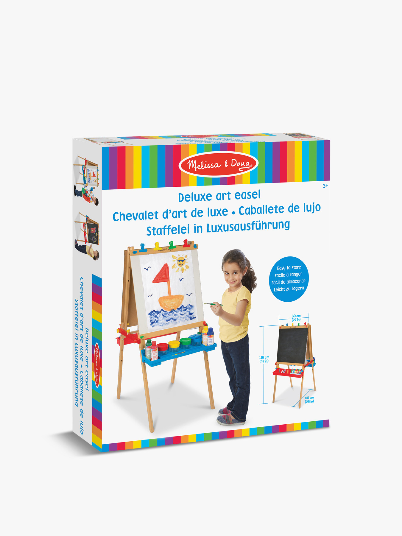 Melissa & Doug Deluxe Standing Art Easel | Preschool Toys | Fenwick