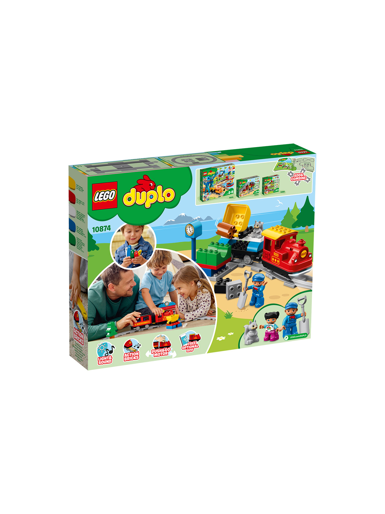 LEGO DUPLO Steam Train Set for Toddler 10874 | LEGO & Construction Toys |  Fenwick