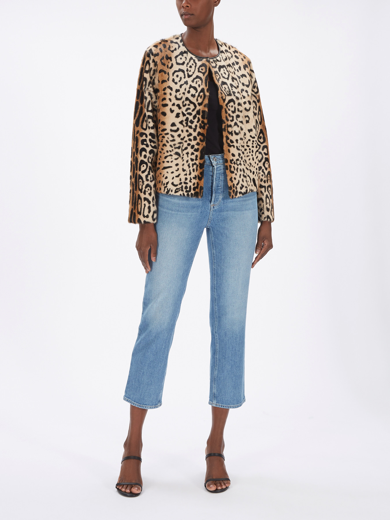 Women's Max Mara Studio Gabarra Leopard Print E2E Jacket | Fenwick