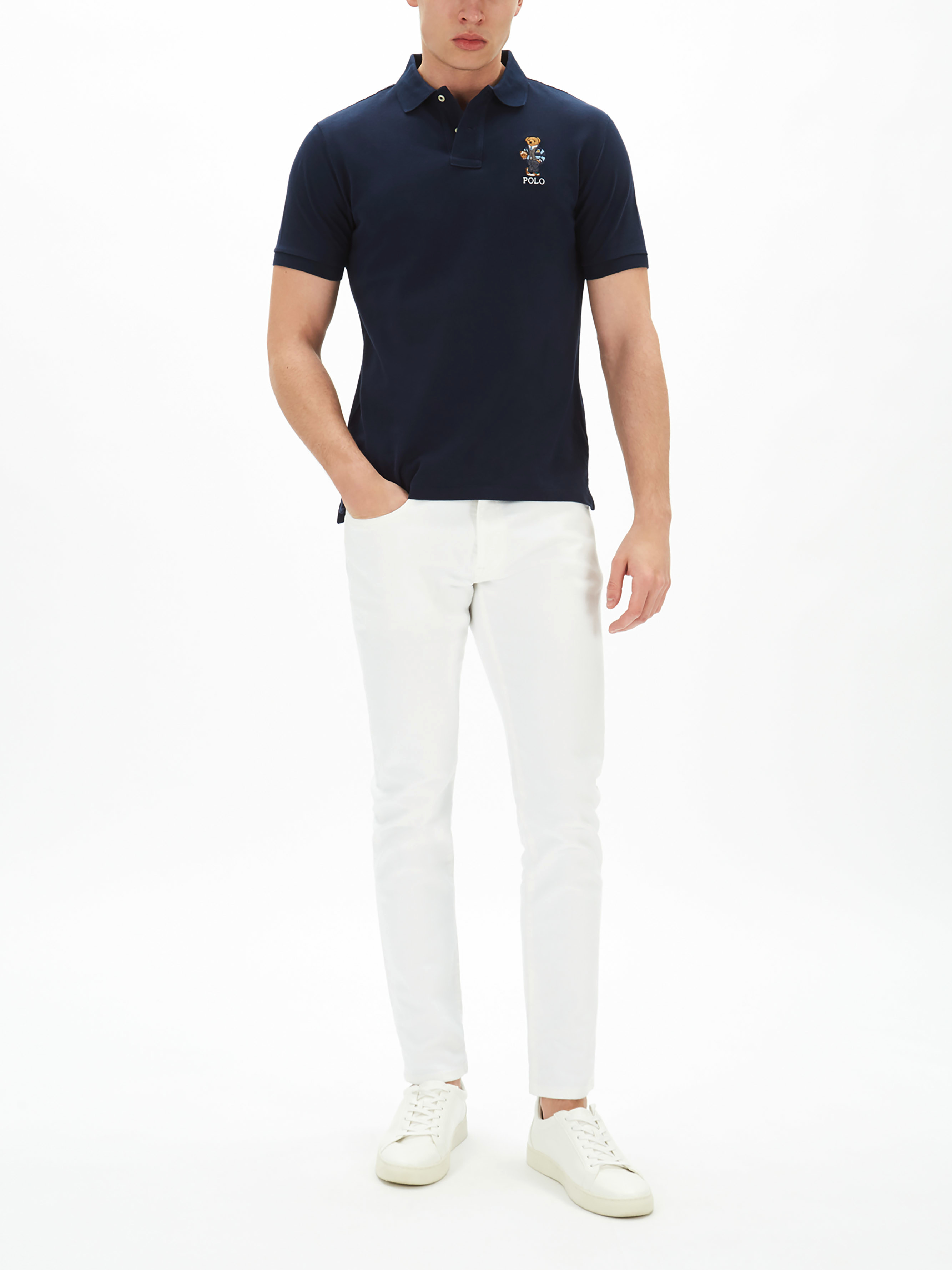 Men's Polo Ralph Lauren Custom Slim Fit Bear Polo Shirt | Fenwick