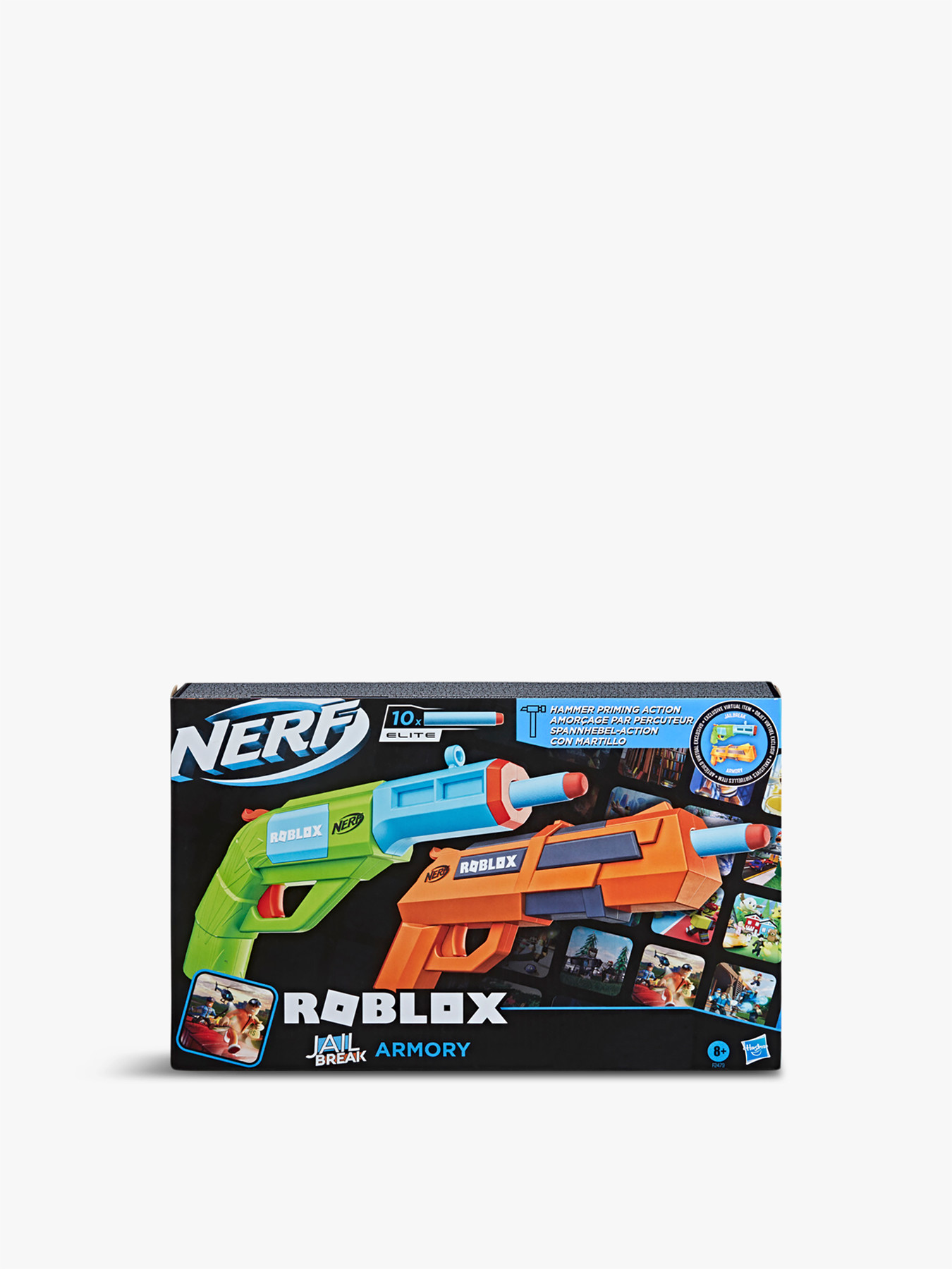 Nerf Dart Gun Roblox Elite Jail Break Armory 2 Pack W/ Digital In Game Code