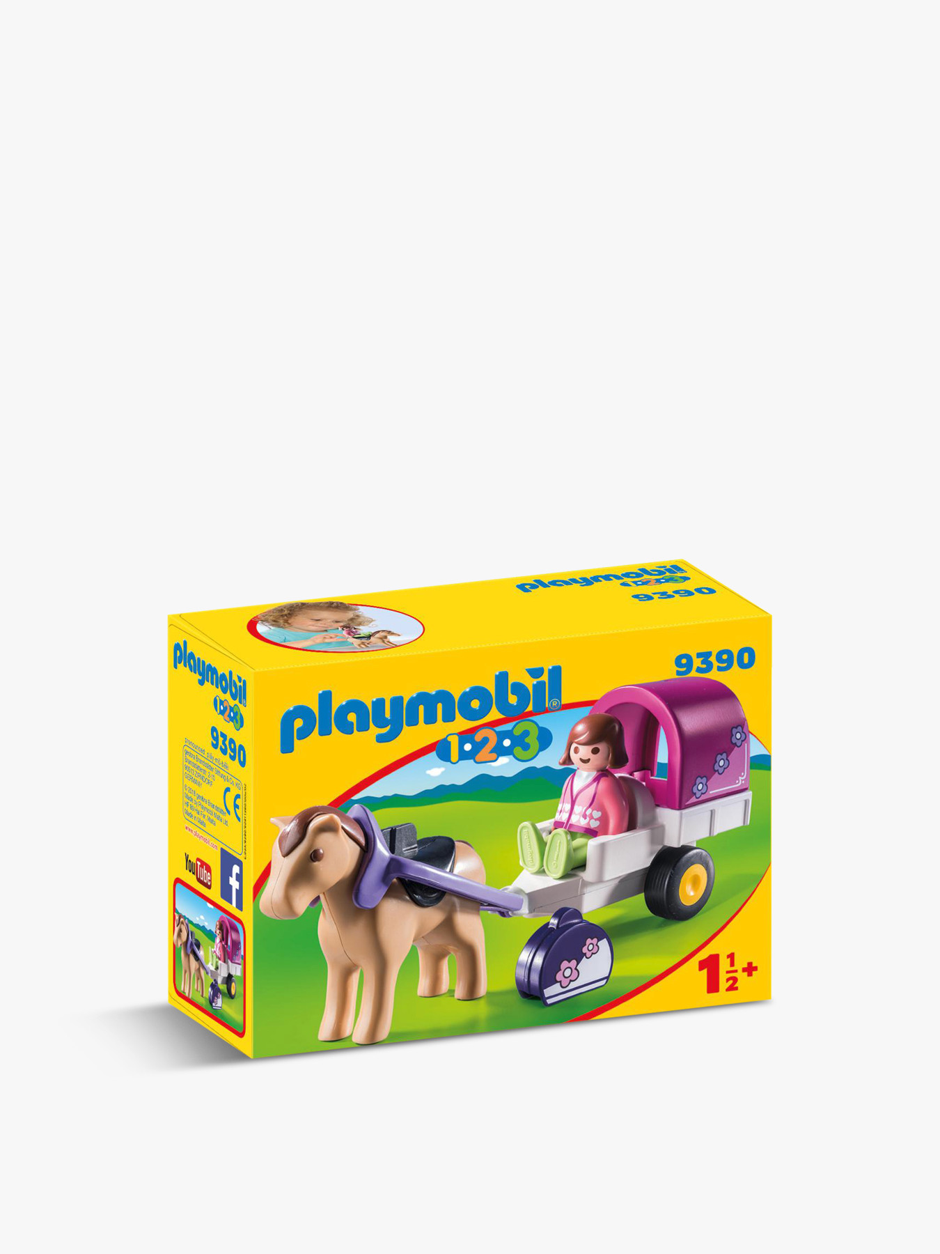 Playmobil 1.2.3 Horse-Drawn Carriage | Action Figures & Dolls | Fenwick