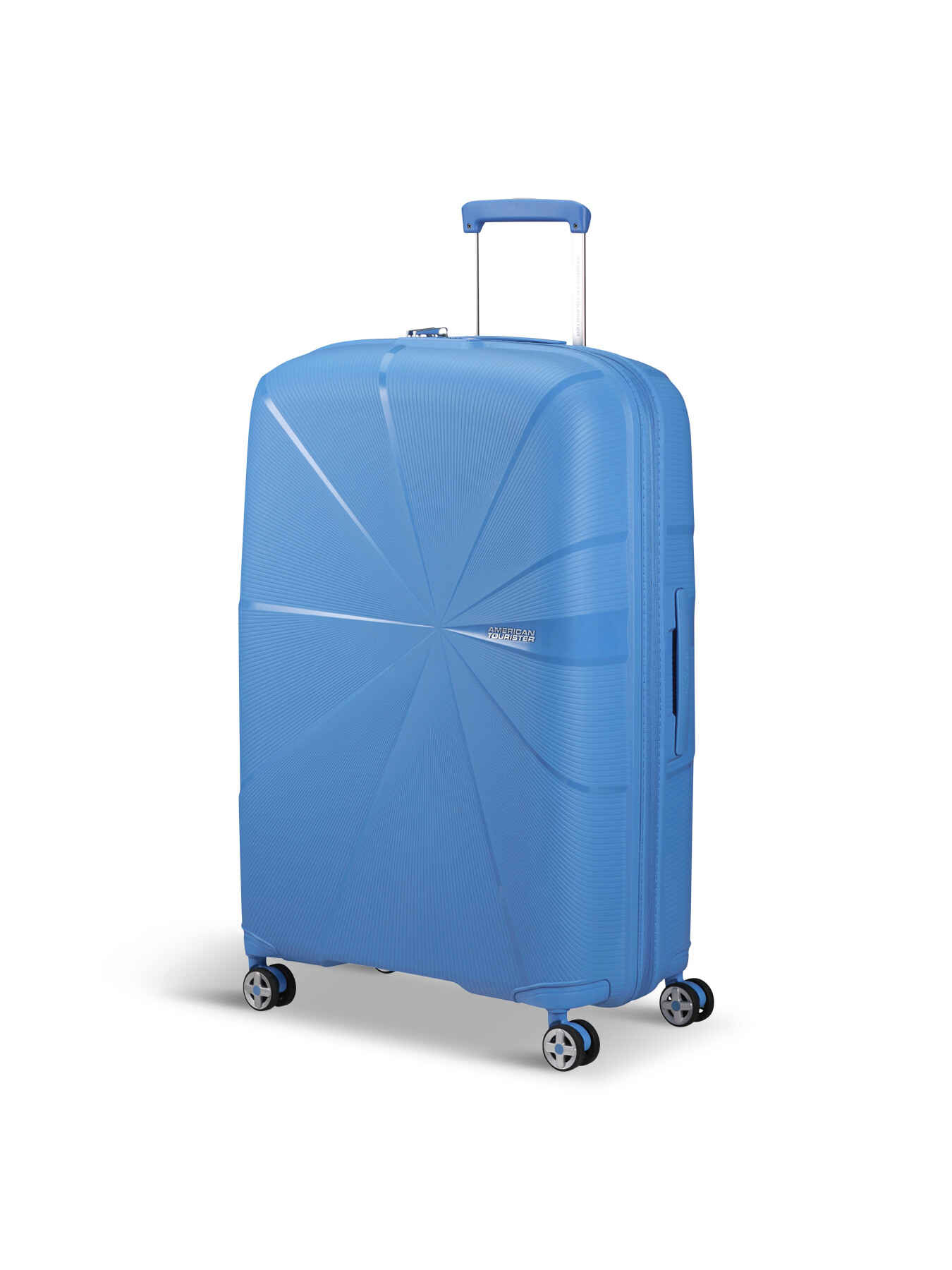 American Tourister American Tourister Starvibe Spinner Expandable 77cm  Suitcase, Tranquil Blue | Fenwick