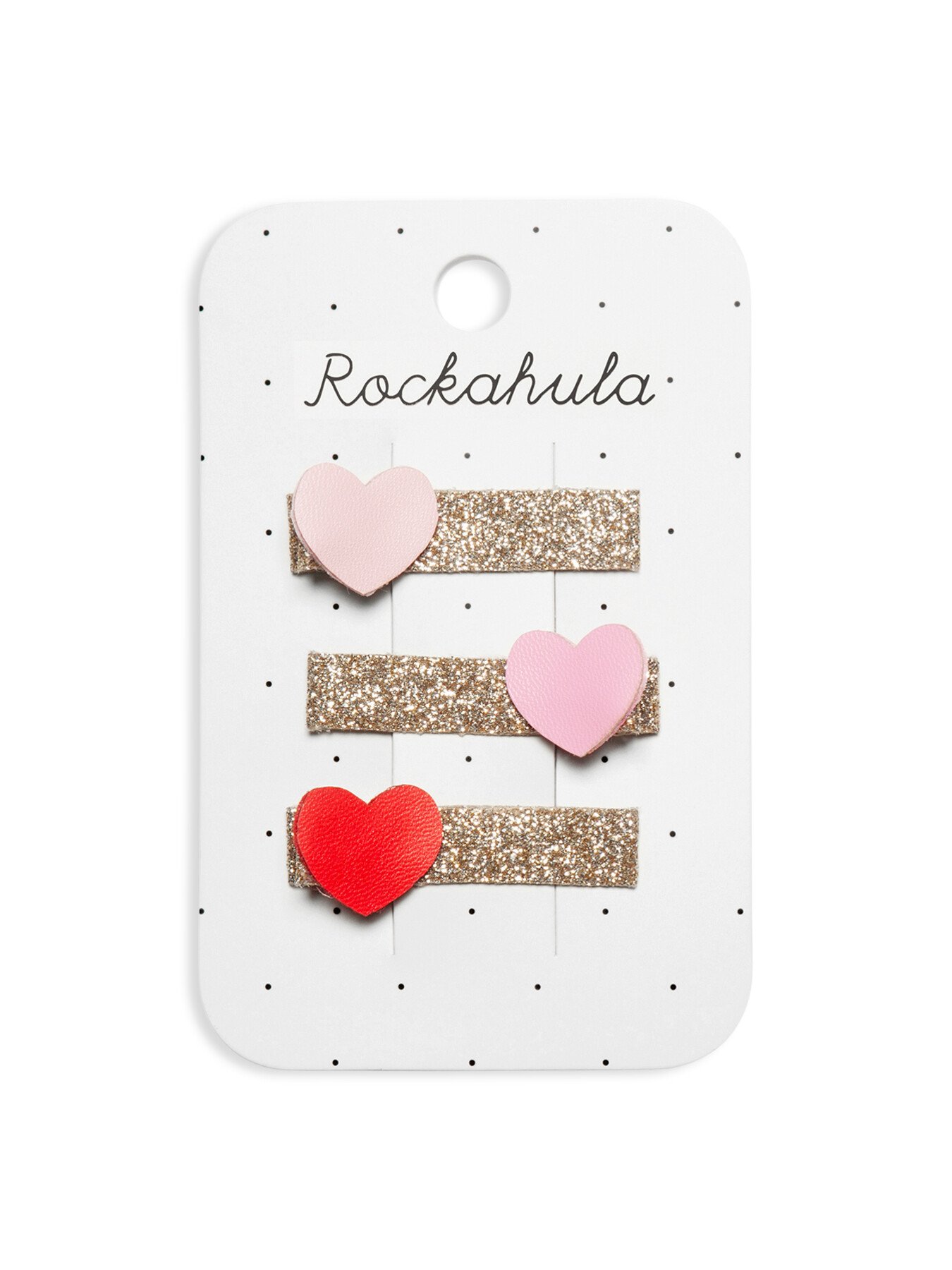 Rockahula Heartbreaker Glitter Bar Clips Multi