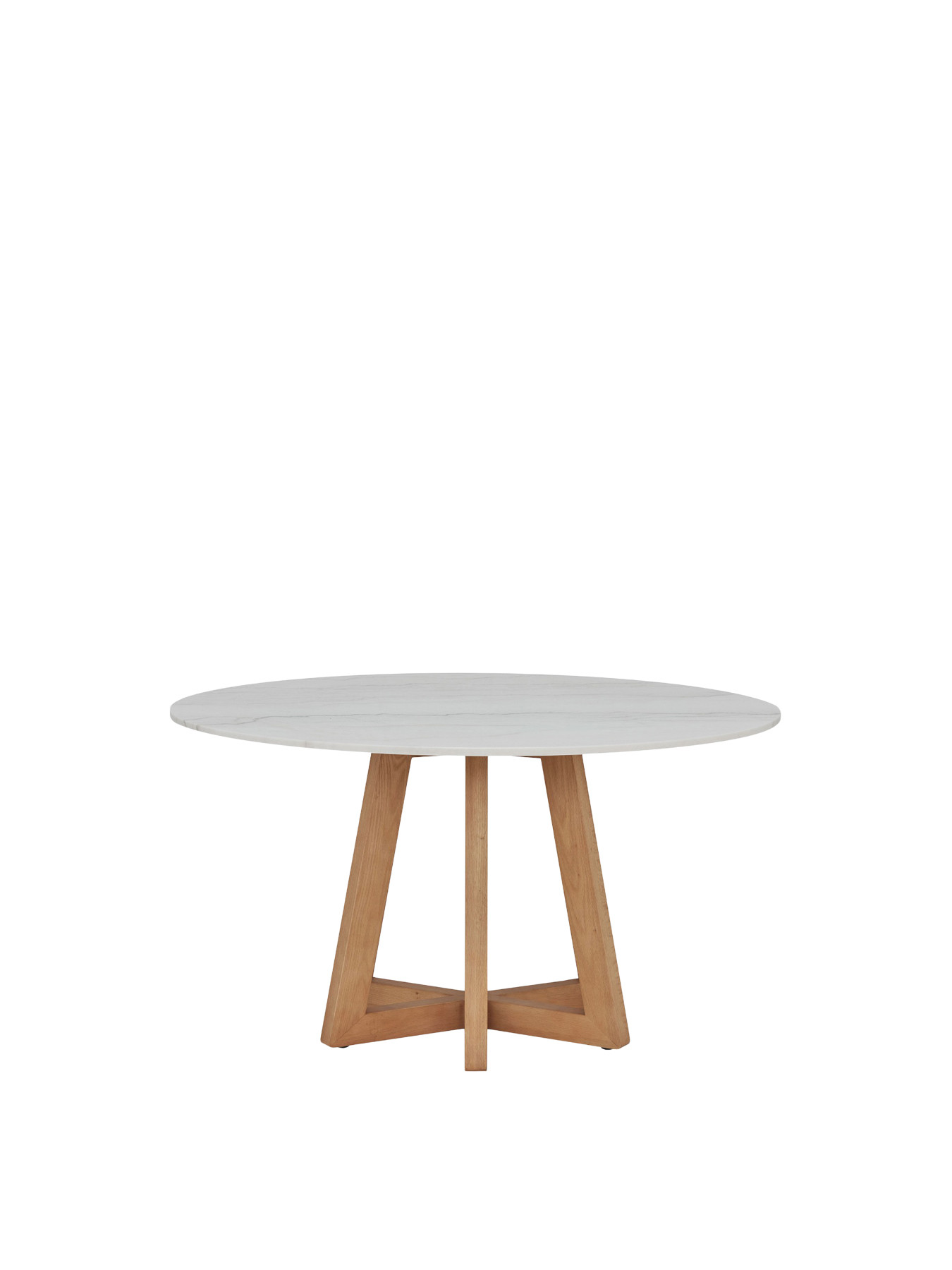 Barker and Stonehouse Shiloh Round Dining Table, White Marble | Round Dining  Tables | Fenwick