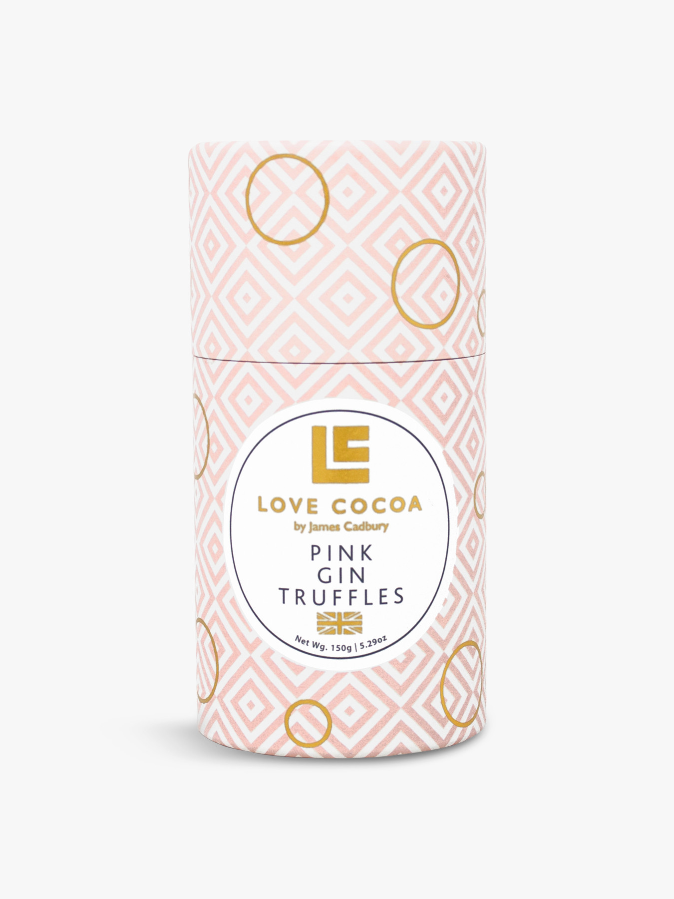Love Cocoa Pink Gin Truffles 150g | Fenwick
