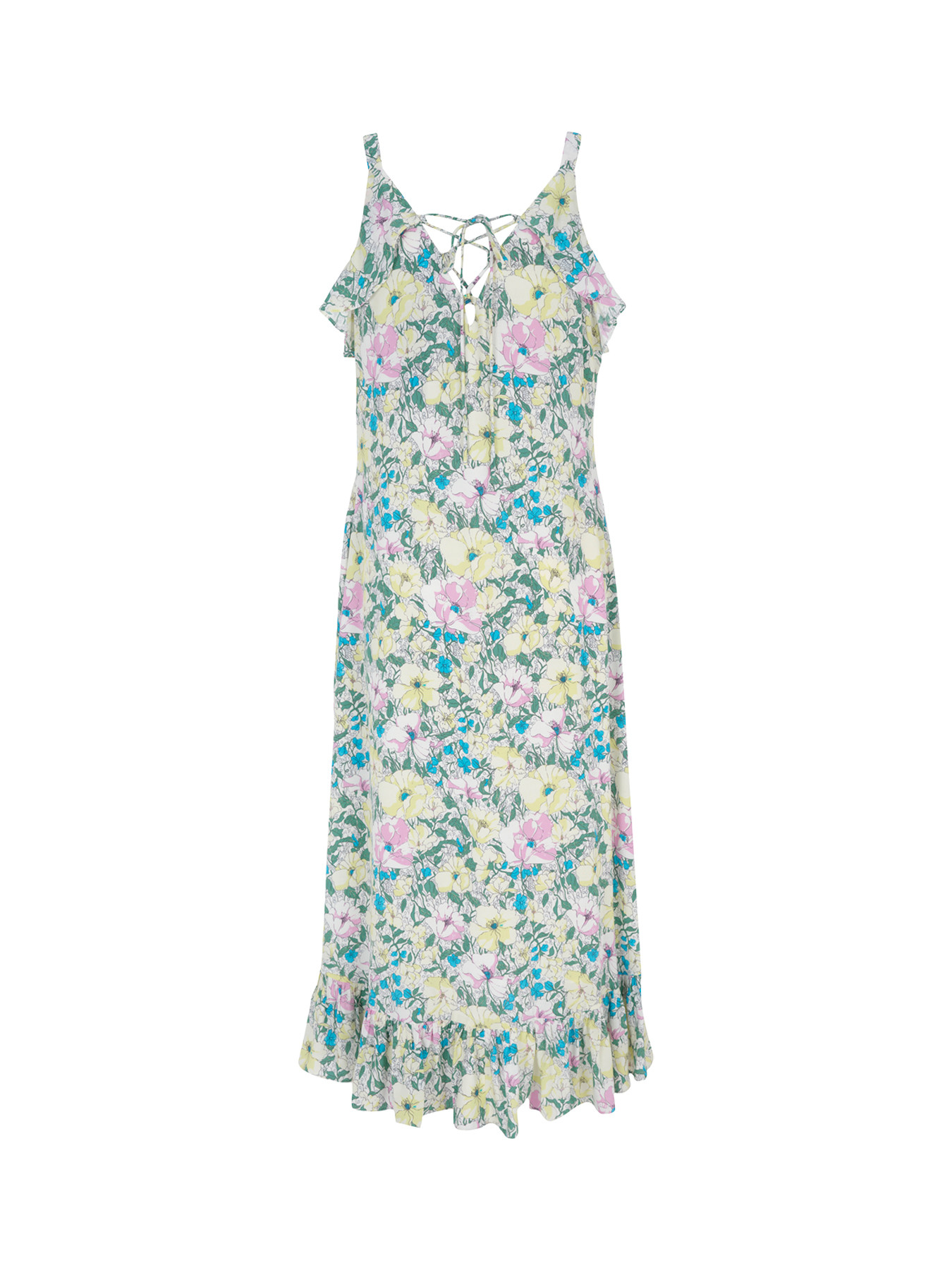 Mint Velvet Gemma Floral Ruffle Midi Dress | Day | Fenwick