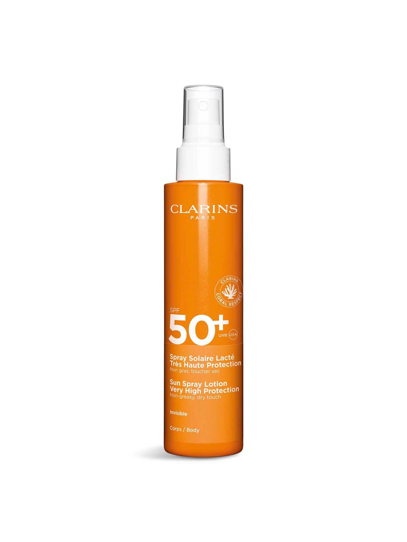 Clarins Sun Spray Lotion Very High Protection Spf50 In White