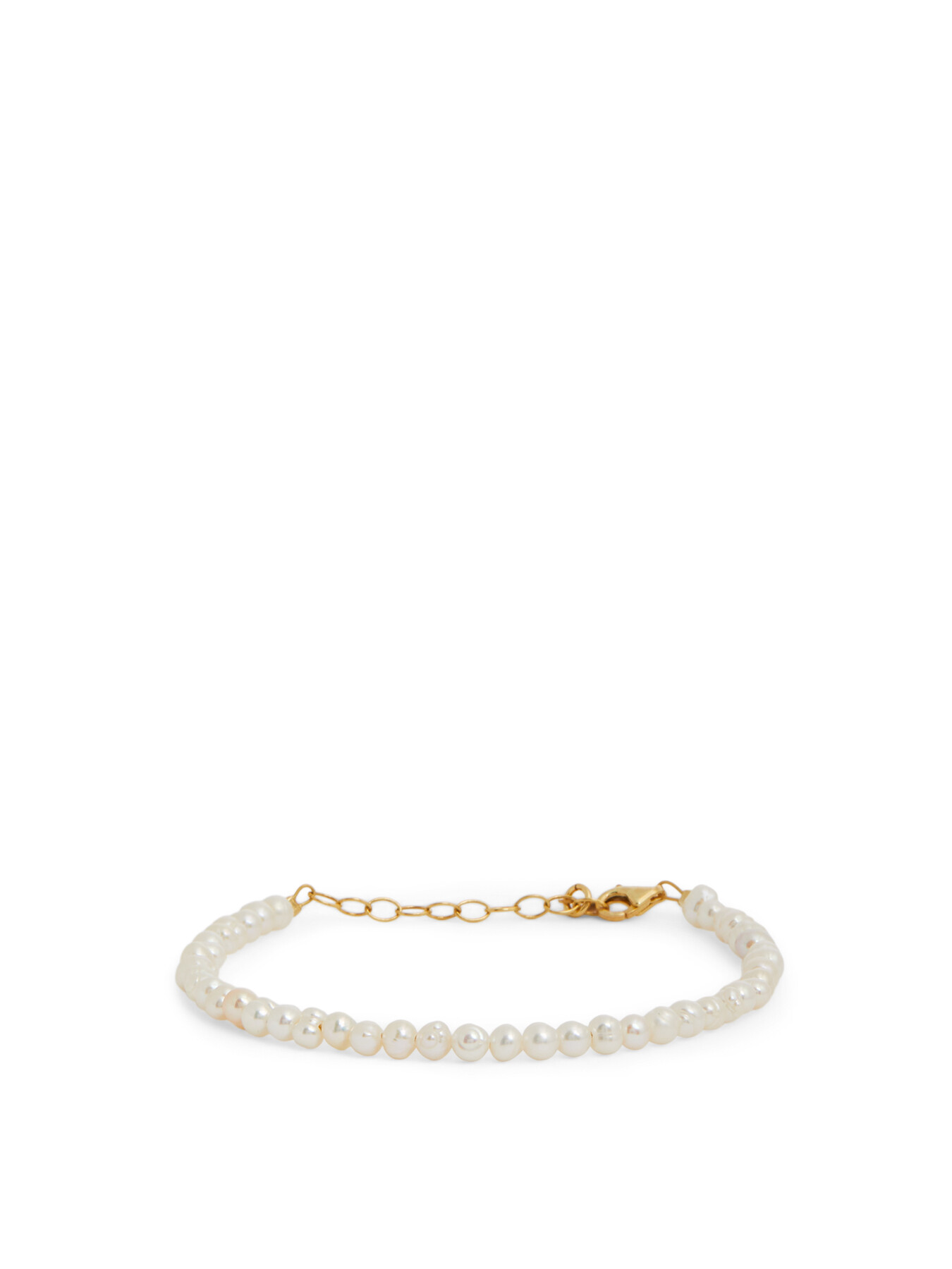 Gold Antique Pearl and Diamond Bracelet | AC Silver
