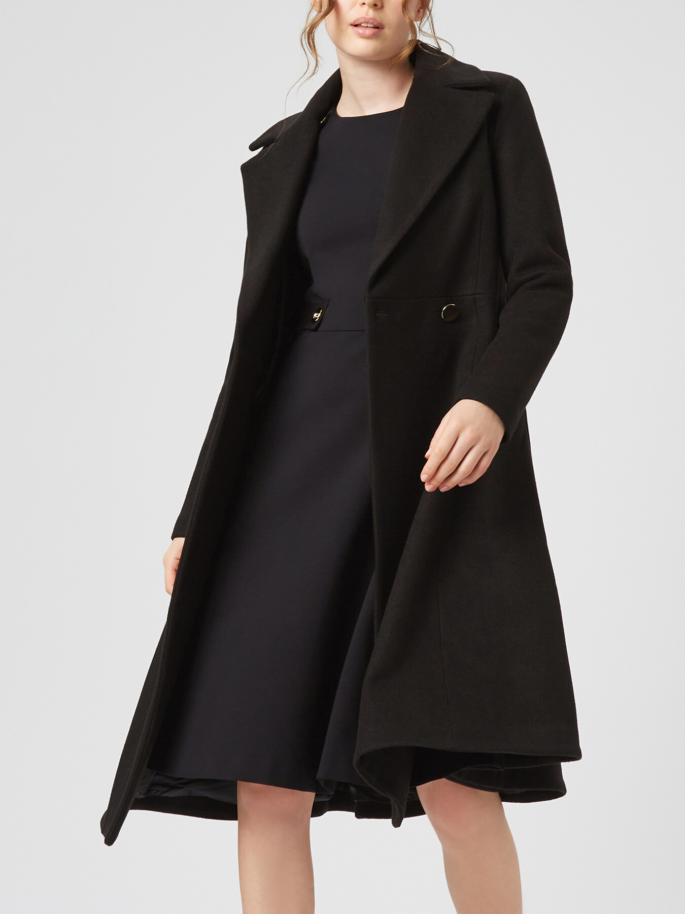 James Lakeland Double Breasted A-line Coat | Tailored | Fenwick